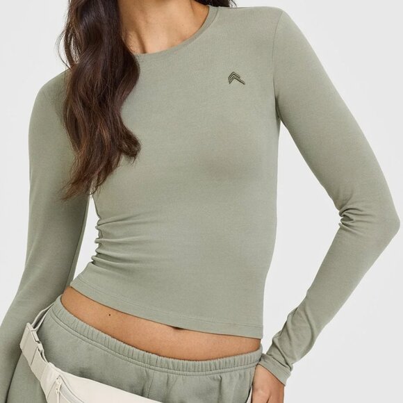 NWOT Cotton Icon Long Sleeve Top - Picture 1 of 4